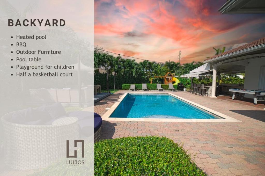 Miami 5Br Villa W Heated Pool, Games & Bbq L01 Cutler Bay Luaran gambar